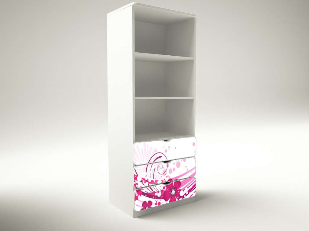 Becks knižnica XXL Flower Pink